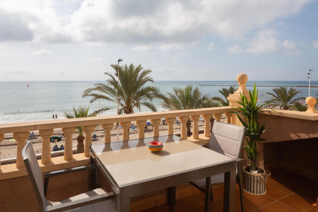 Atico Duplex De Lujo Frente Al Mar. 1A Linea Playa Appartement El Campello Buitenkant foto
