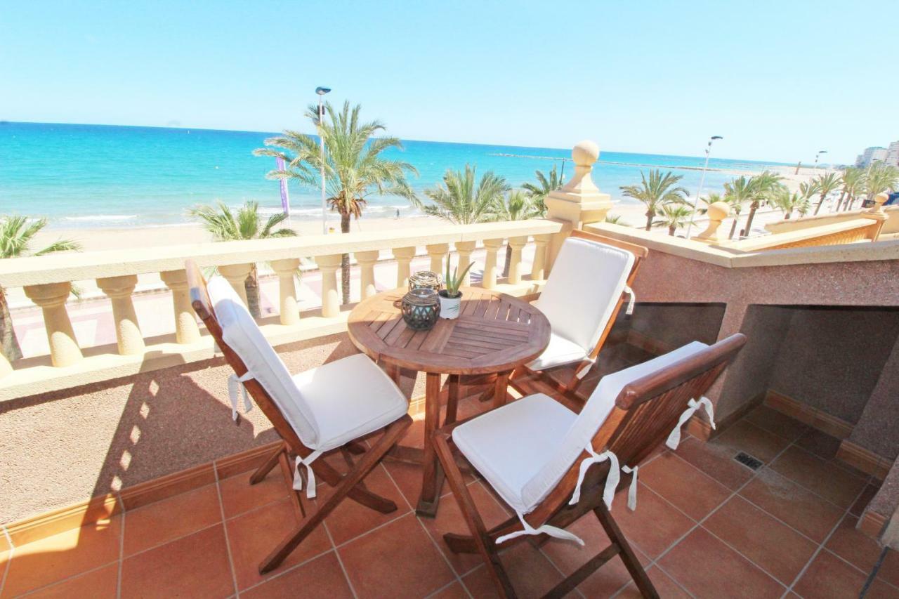 Atico Duplex De Lujo Frente Al Mar. 1A Linea Playa Appartement El Campello Buitenkant foto